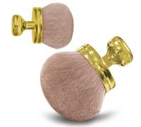 Bagentry 2 Pieces Gold Body Brush for Self Tanner, 2.95 In Wide Extra Large Body Makeup Brush & Sunscreen Foundation Blend Applicator for Legs Arms Face Neck Back