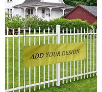 Bagetu Custom Banners Personalized Signs Outdoor Indoor Banner (40x240 cm)