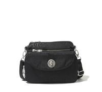 Baggallini Women's Calais Crossbody Bag, Black Cheetah Emboss, One Size