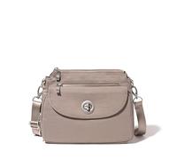 Baggallini Calais Crossbody Bags for Women 10x7 Lightweight WaterResistant Travel Purse,RFID Protection&Interior Organization, Moonrock, One Size