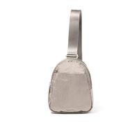 Baggallini Double Zip Mini Sling, Sterling Shimmer, One Size