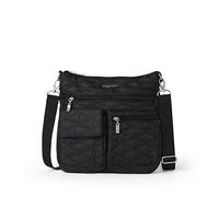 Baggallini Modern Everywhere Slim Crossbody, Black Quilt, One Size