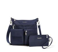 Baggallini Modern Everywhere Slim Crossbody, French Navy, One Size