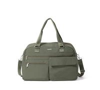 Baggallini Modern Everywhere Travel Duffel, Thyme, One Size, Modern Everywhere Travel Duffel - Lightweight 19x12 Inch Overnight Travel Weekender Bag
