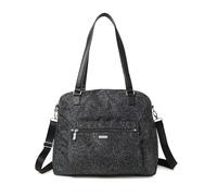 Baggallini Overnight Expandable Laptop Tote - Lightweight Travel Bag for Women, Midnight Blossom, One Size