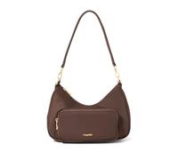 Baggallini Savannah Crossbody 12"x8" w/RFID Card Holder, Vegan Leather Shoulder Strap Convertible Crossbody for Women, Ganache Twill, One Size, Savannah Crossbody