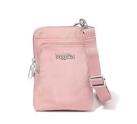 Baggallini Securtex Anti-Theft Activity Crossbody Bag, Woodrose, One Size