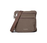 Baggallini Securtex Anti-Theft Crossbody 8.25" Small / 10" Large Travel Purse with RFID Card Slots & Cut-Resistant Strap, Portobello, Small 8.25" w x 8.25" h