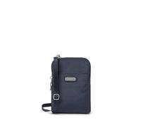 Baggallini Take Two Bryant RFID Protected 5x7.25 Small Phone Wallet Crossbody Bags for Women Lightweight Nylon Travel Purse, French Navy, One Size UK