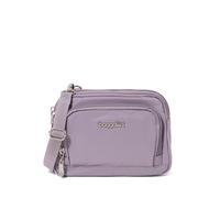 Baggallini Triple Zip with Front Wallet/Trifecta RFID Wallet Crossbody, Lilac, One Size, Trifecta Rfid Wallet Crossbody - 8"x6" Crossbody Bag for Women Convertible Fanny Pack Belt Bag