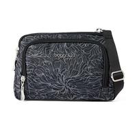 Baggallini Triple Zip with RFID Front Wallet - 8'x6' Crossbody Bag for Women Convertible Fanny Pack Belt Bag Water-Resistant, Midnight Blossom, One Size, Triple Zip With Front Wallet