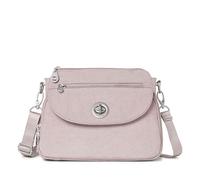 Baggallini Unisex-Adult Calais Crossbody Bag, Blush Shimmer, One Size