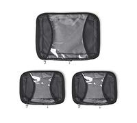 Baggallini Unisex-Adult (Luggage only) 2 Med + 1 Large 3-Piece Set-Lightweight Compression Packing Cubes for Travel, Midnight Blossom, One Size