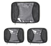 Baggallini Unisex-Adult (Luggage only) 2 Med + 1 Large 3-Piece Set-Lightweight Compression Packing Cubes for Travel, Midnight Blossom, One Size