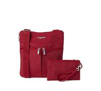 Baggallini Unisex Horizon Crossbody Convertible Cross Body, Apple