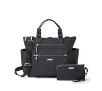 Baggallini Women's 3-in-1 Wandelbarer Rucksack mit RFID-Handy-handgelenk 3 in 1 Convertible Backpack Phone Wrist, Black, One Size