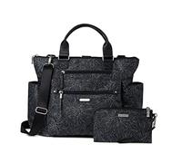 Baggallini Women's 3-in-1 Convertible Backpack with RFID Phone Wristlet, Midnight Blossom, One Size, 3-in-1 Convertible Backpack With Rfid Phone Wristlet