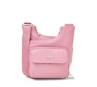 Baggallini Women's Criss Cross 10x11 Crossbody Lightweight Water-Resistant Nylon Travel Bag W/RFID & Quick Access Pockets, Dusty Mauve, One Size