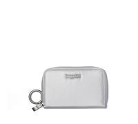 Baggallini Women's Deluxe Case-Lightweight 5.5"x3.3" RFID Protected Wallet Card Holder, Silver Metallic, One Size