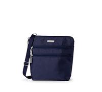 Baggallini Women's Essential Crossbody Bag Built-in RFID Card Holder-Cross Body Purse with Quick-Access Phone Pocket, Cadet Navy