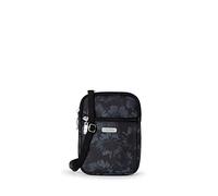 Baggallini Women's Essential Mini Bag Built-in RFID Card Holder-Small Crossbody Purse with Replaceable Shoulder Strap, Midnight Garden