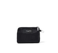 Baggallini Women's Go Daily RFID Pouch, Black Cheetah Emboss, One Size