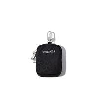 Baggallini Women's Go Mini Pouch, Black Cheetah Emboss, One Size