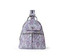 Baggallini Women's International Naples Convertible Backpack, Blush Python, One Size