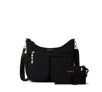 Baggallini Women's Modern Everywhere Bag, Black W/Gold Hardware, One Size