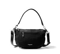 Baggallini Women's Modern Everywhere Half Moon Crossbody, Black, One Size