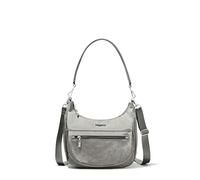 Baggallini Women's Modern Pocket Half Moon Bag, Sterling Shimmer, One Size