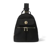 Baggallini Women's Naples Convertible Backpack, Black/Gold Hardware, One Size