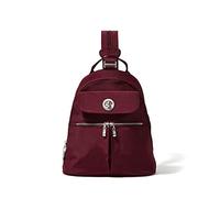 Baggallini Women's Naples Convertible Backpack, Dark Cherry, One Size