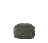 Baggallini Women's Pocket Cosmetic - Lightweight Bag - Travel Essentials Makeup Organizer Mini, Thyme, One Size