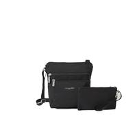 Baggallini womens Pocket Crossbody Travel Bag Black/Sand Size: One size