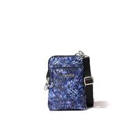 Baggallini Women's Securtex Anti-Theft Activity Crossbody Bag, Indigo Petal, One Size UK