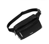 Baggallini Women's Securtex Anti-Theft Belt Bag, Black, One Size