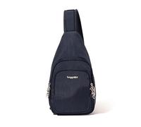Baggallini Women's Securtex Anti-Theft Daytripper Sling, French Navy, One Size