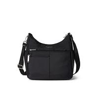 Baggallini Women's Securtex Anti-Theft Free Time Crossbody Bag Cross Body, Black, One Size UK