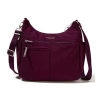 Baggallini women's Securtex Anti-Theft Free Time Crossbody Bag, Mulberry, One Size