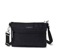 Baggallini Women's Securtex Anti-Theft Memento Crossbody Bag Cross Body, Black, One Size
