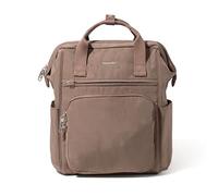 Baggallini Women's Securtex Anti-Theft Windsor Backpack for Travel, Work & Collage, RFID & Locking Zipper, Up to 16" Laptop, Portobello, M