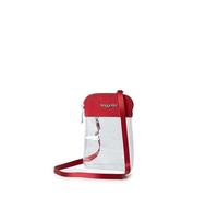 Baggallini Women's Stadium Clear Bryant Crossbody, Red, One Size