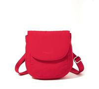Baggallini Women's Swift Flap Mini 6.3"x7" Lightweight Small Travel Purse with Crossbody Strap and RFID, B-Lite Scarlet Red, One Size