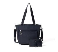 Baggallini Women's Tote-15.3" x11.6” Tote Lightweight Work Travel Carry on Bag Modern Everyday Shopper, French Navy, One Size