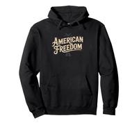 Bagger Motorcycle American Open Road Freedom Touring Chrome Pullover Hoodie