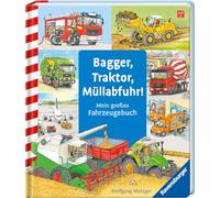 Daniela Prusse – Excavator, Tractor, Garbage Truck: My Big Book of Vehicles – Paperback