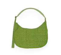 BAGGU Large Nylon Crescent Bag, Green Juice