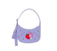 BAGGU Medium Nylon Crescent Bag - Embroidered My Melody Strawberry