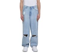Urban Classics Heavy Ounce Knee Cut Baggy Fit Jeans Blue 42 Men